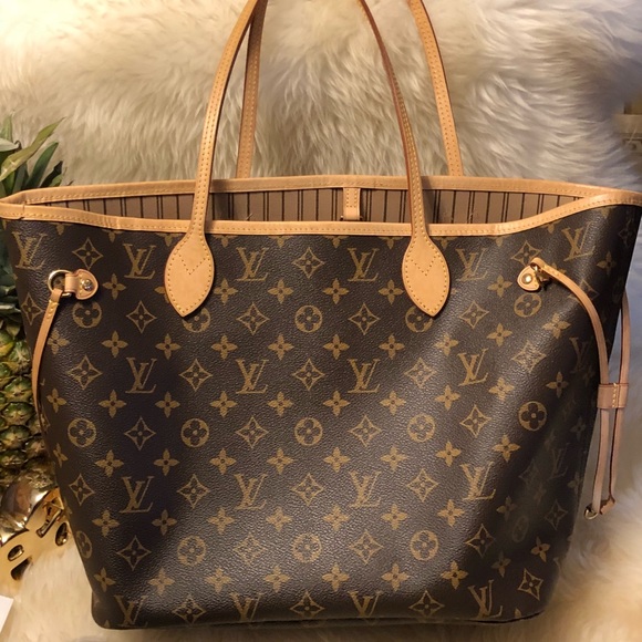 Louis Vuitton Bags | Neverfull Tote Lv | Poshmark